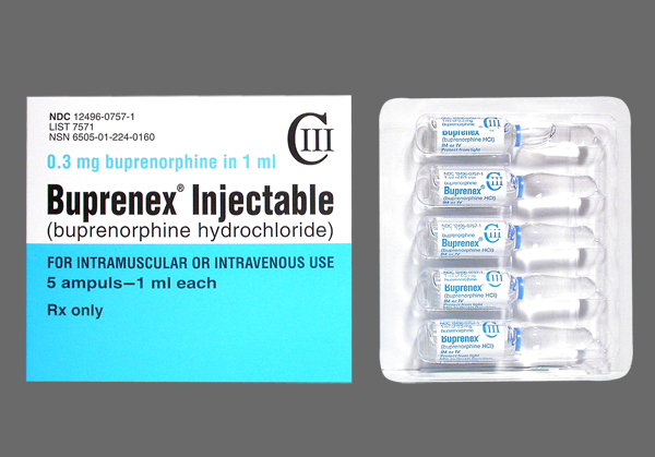 Buprenex buprenorphine iv ampoule 0.3mg
