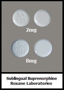 buprenorphine tablets 8mg 2mg Roxane