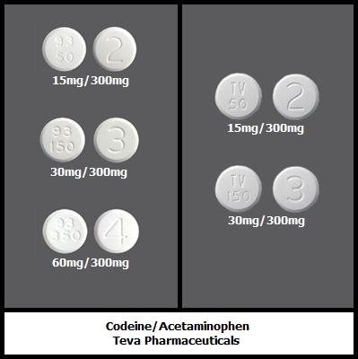 codeine/acetaminophen tablets Teva