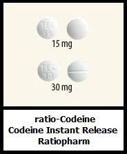 codeine tablets 15mg 30mg ratio-Codeine Ratiopharm