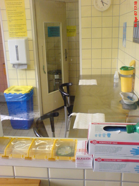 drug consumption and injecting room at INDRO germany