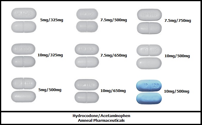 hydrocodone/acetaminophen tablets generic Amneal