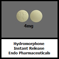 hydromorphone tablets 4mg generic Endo