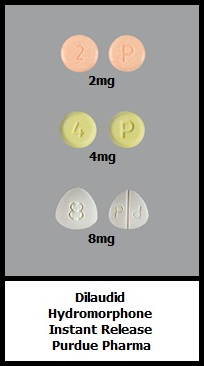 Dilaudid hydromorphone tablets 2mg 4mg 8mg
