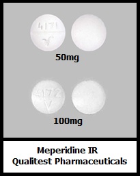 meperidine tablets 50mg 100mg generic Qualitest