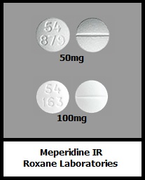 meperidine tablets 50mg 100mg generic Roxane