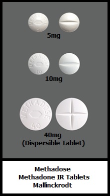 Methadose methadone tablets 5mg 10mg 40mg