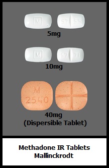 methadone tablets 5mg 10mg 40mg generic Mallinckrodt