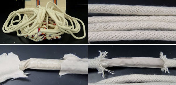smuggled heroin concealed in ropes