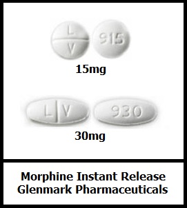 morphine tablets 15mg 30mg generic Glenmark