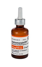 Astramorph/PF morphine iv 1mg 10ml vial APPPharma