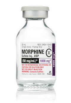 morphine iv 50mg 20ml vial Hospira
