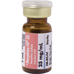 morphine iv 25mg 1ml vial Sandoz