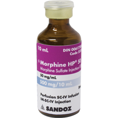 morphine iv 50mg 10ml vial Sandoz