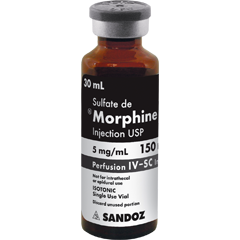 morphine iv 5mg 30ml vial Sandoz