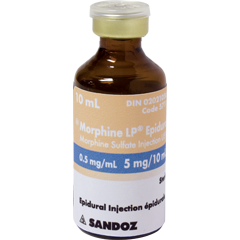 Morphine LP Epidural 0.5mg 10ml vial Sandoz