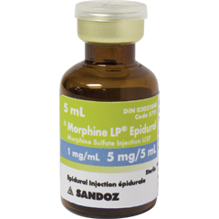 Morphine LP Epidural 1mg 5ml vial Sandoz