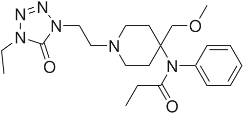 alfentanil chemical structure