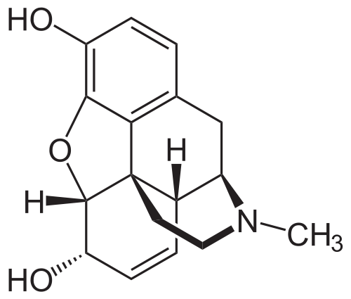 morphine chemical structure