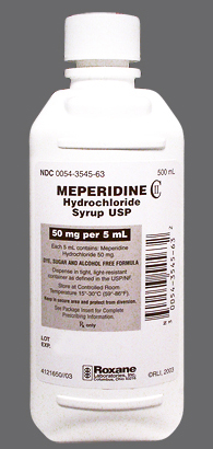 meperidine oral solution 50mg/ml Roxane