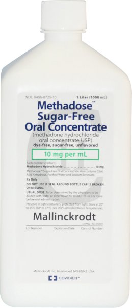 Methadose sugar-free methadone oral concentrate 10mg/ml