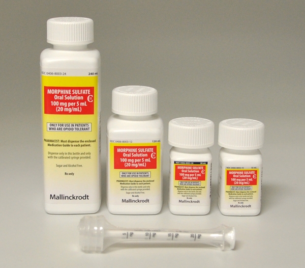 morphine oral solution 20mg/ml Mallinckrodt