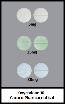 oxycodone tablets 5mg 15mg 30mg generic Caraco