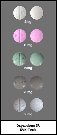 oxycodone tablets 5mg 10mg 15mg 20mg 30mg generic KVK-Tech