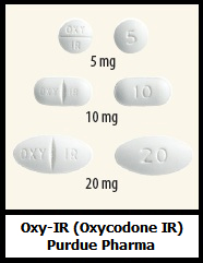 Canadian OXY-IR oxycodone tablets 5mg 10mg 20mg Purdue
