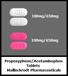 propoxyphene/acetaminophen tablets generic Mallinckrodt