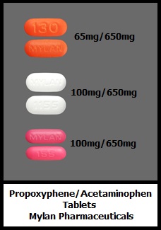 propoxyphene/acetaminophen tablets generic Mylan