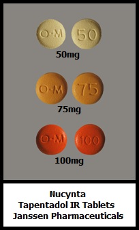 Nucynta tapentadol tablets 50mg 75mg 100mg