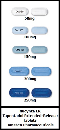 Nucynta ER tapentadol extended-release tablets 50mg 100mg 150mg 200mg 250mg