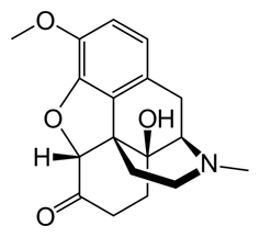 Oxycodone chemical structure