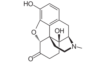 Oxymorphone chemical structure